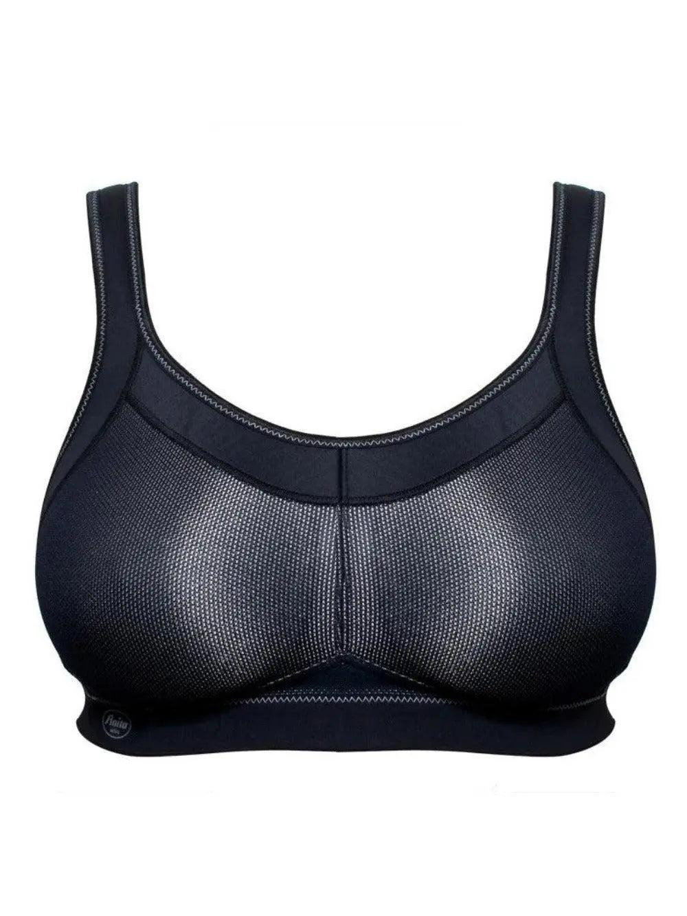 Black Anita Maximum Support Momentum Sports Bra