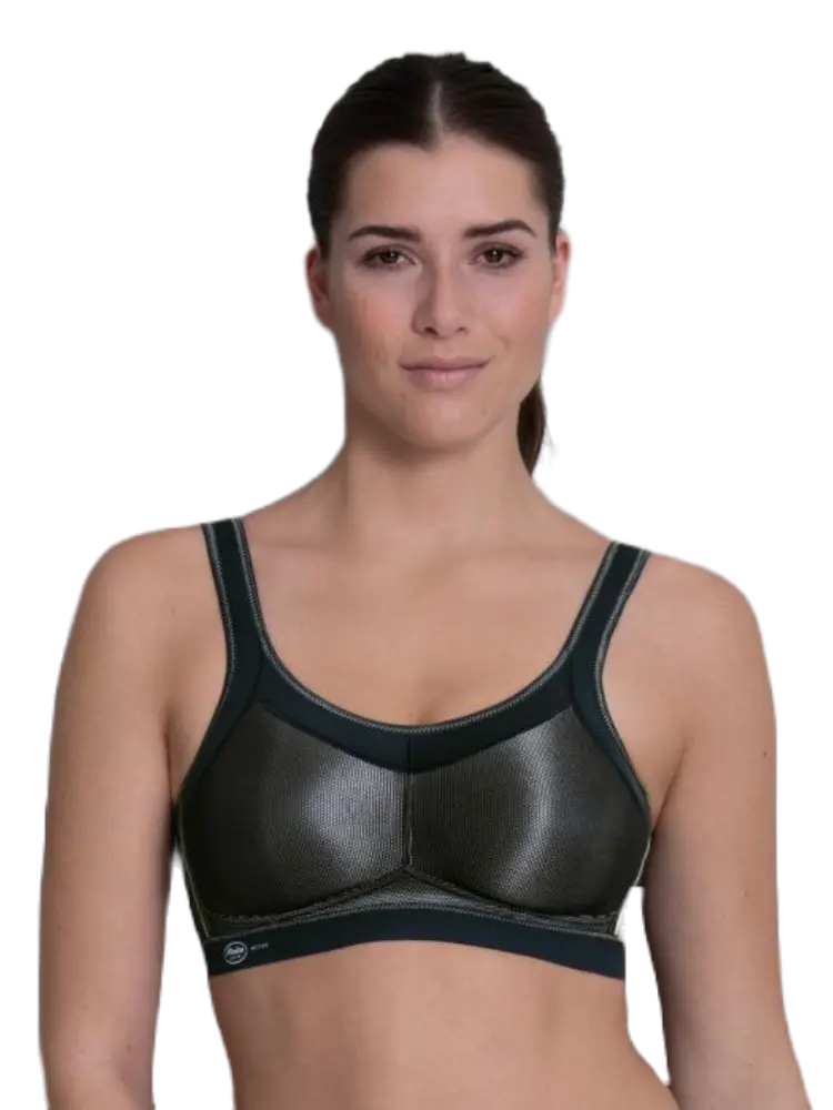 Anita-Black Maximum Support Momentum Sports Bra