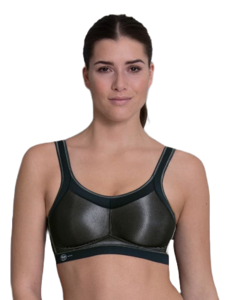 Black Anita Maximum Support Momentum Sports Bra