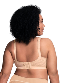 Back of Nude Anita Maximum Support Momentum Sports Bra
