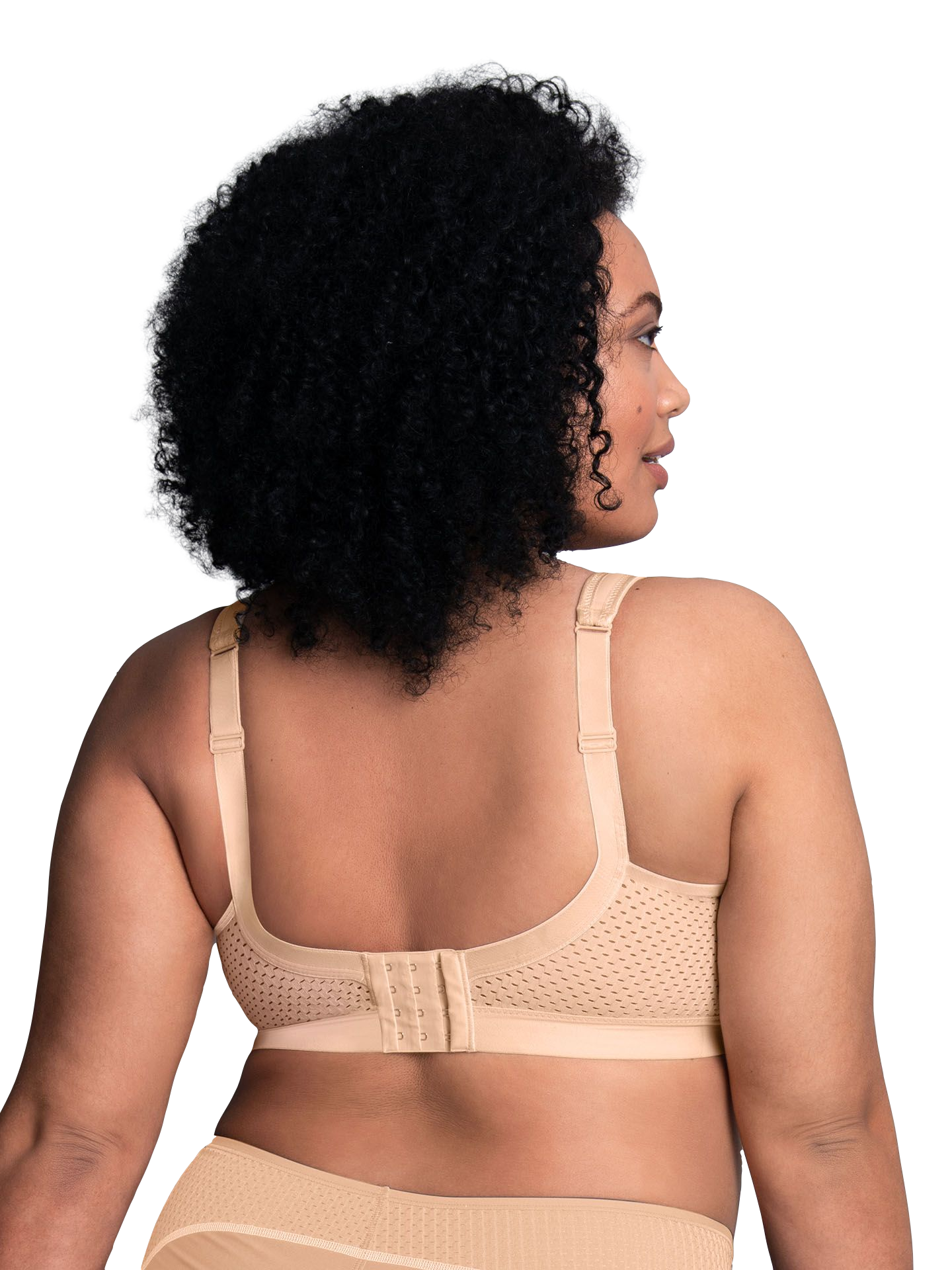 Back of Nude Anita Maximum Support Momentum Sports Bra