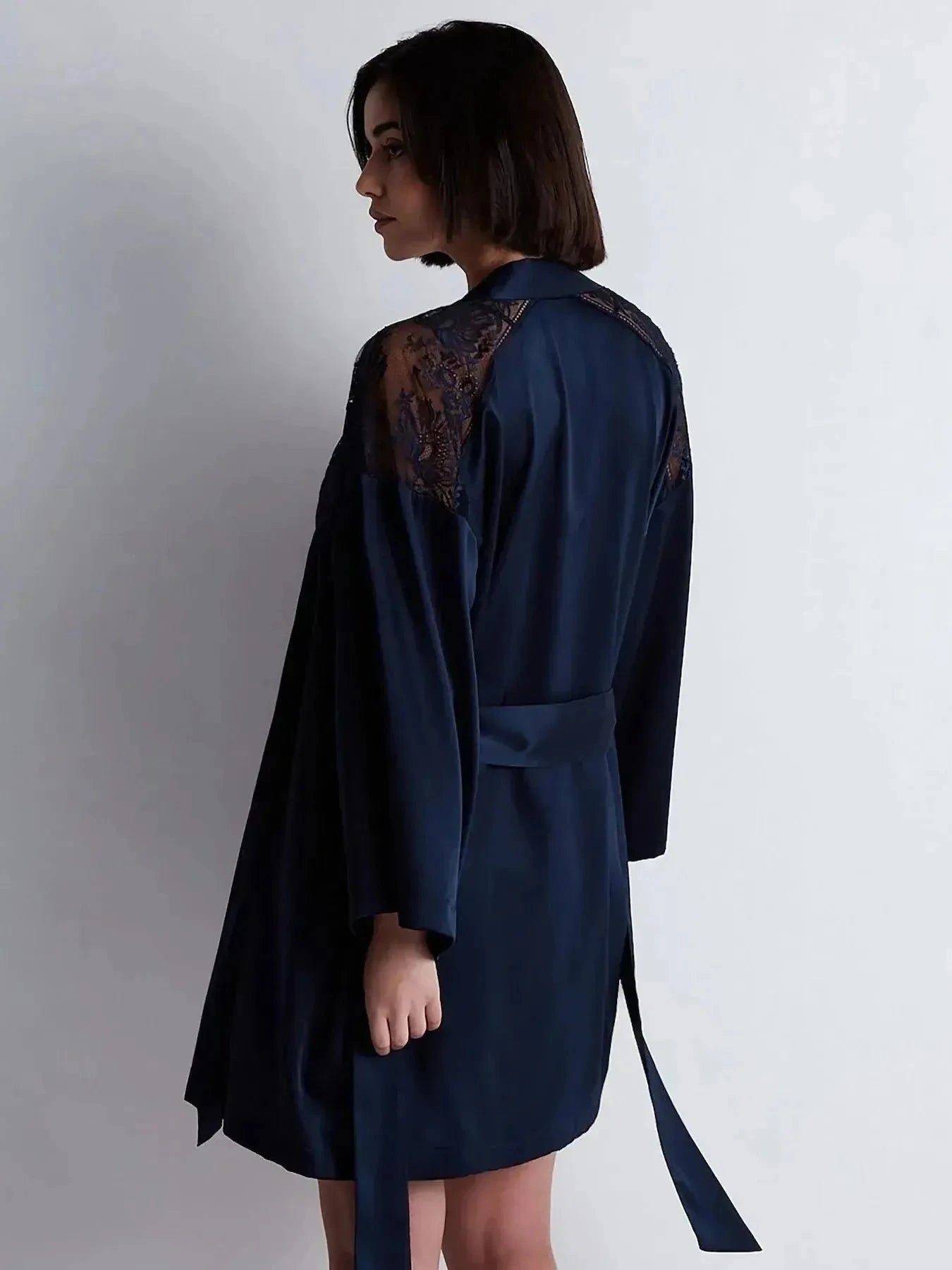 Aubade Aubade Midnight Whisper Short Kimono Robe