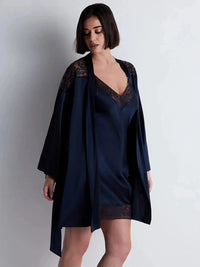 Aubade Aubade Midnight Whisper Short Kimono Robe