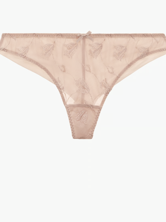 Aubade Beige Softessence Tanga