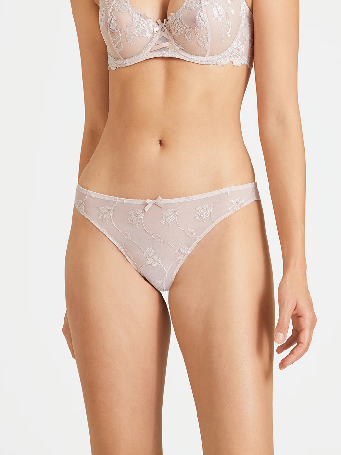 Aubade-Beige Softessence Tanga