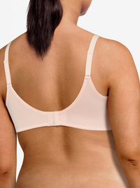 Back of Blushing Pink Norah Comfort Bra