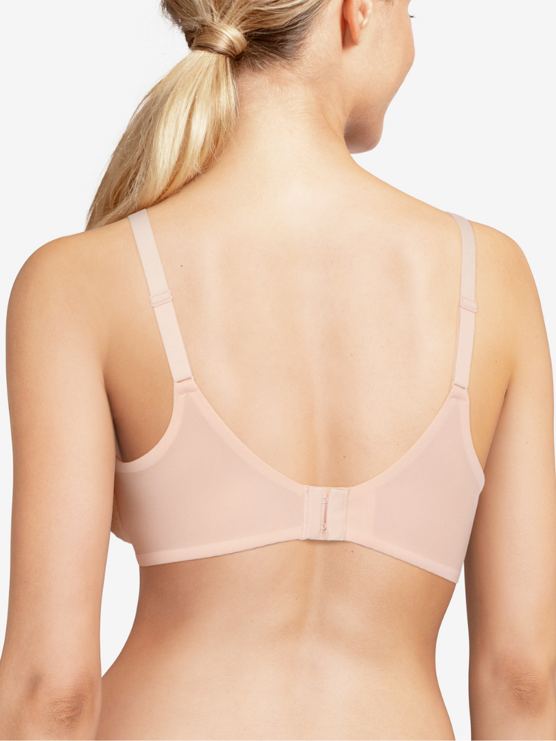 Back of Chantelle Blushing Pink Norah Comfort Bra