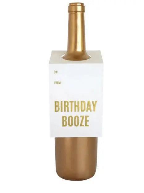 Chez Gagne-BIRTHDAY BOOZE WINE & SPIRIT TAG