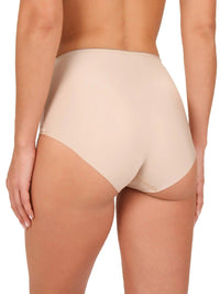 Back of Felina Conturelle Sand Pure Feeling High Waist Panty