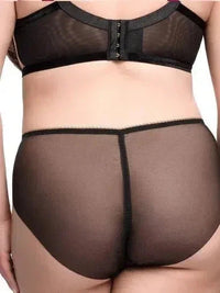 Dita Von Teese Black Fortunia High Cut Brief