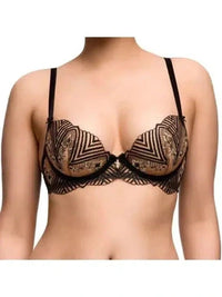 Dita Von Teese-Black Fortunia Plunge Bra