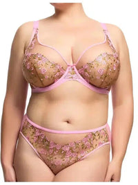 Dita Von Teese Charming Pink Rosewyn Full Figure Bra
