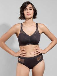 Empreinte-Gris Intense Initiale Sports Bra