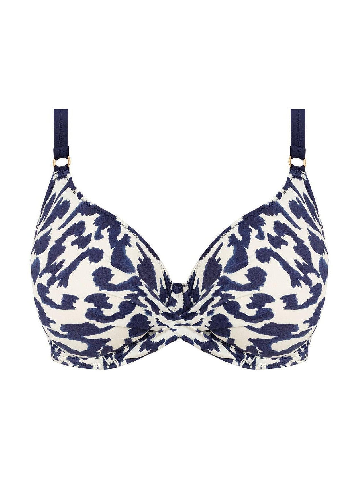 French Navy Hope Bay Full Cup Bikini Top