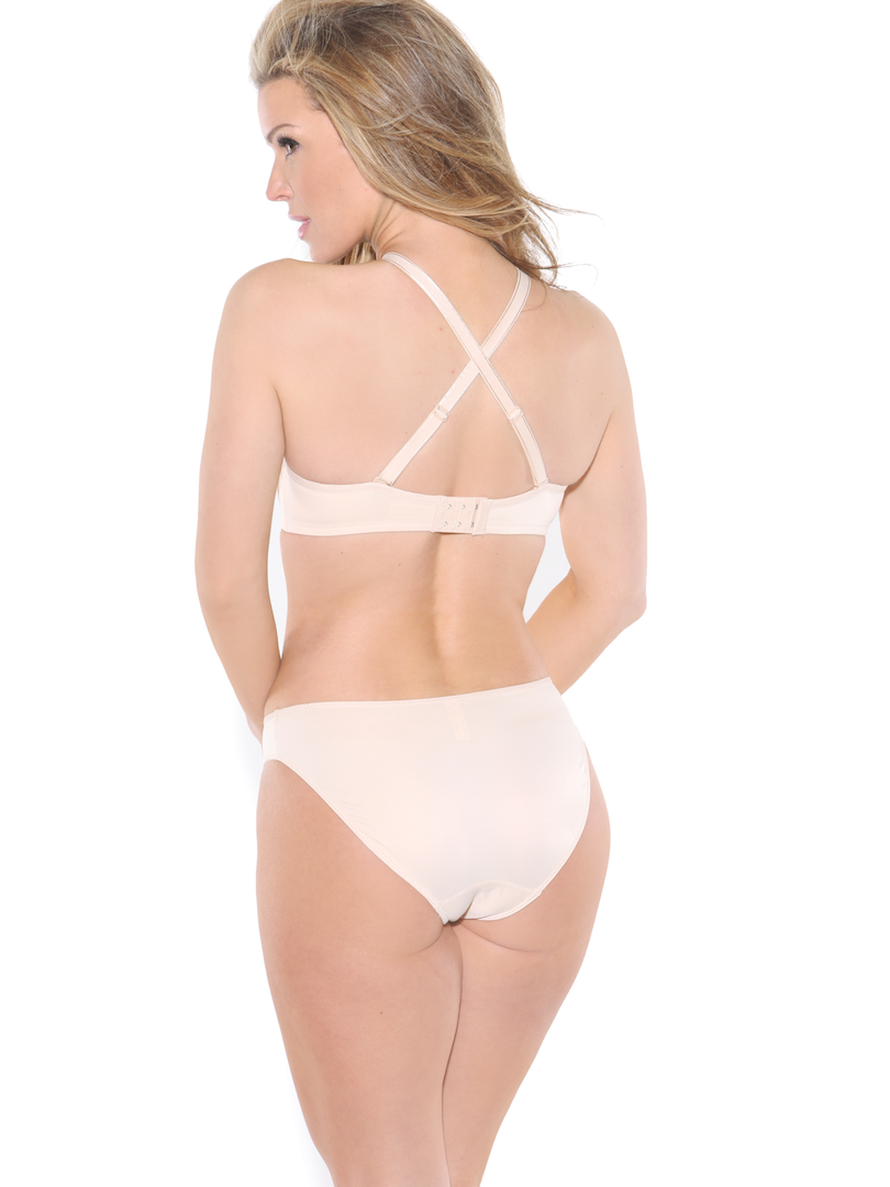 back of Nude Felicia Strapless Convertible Bra