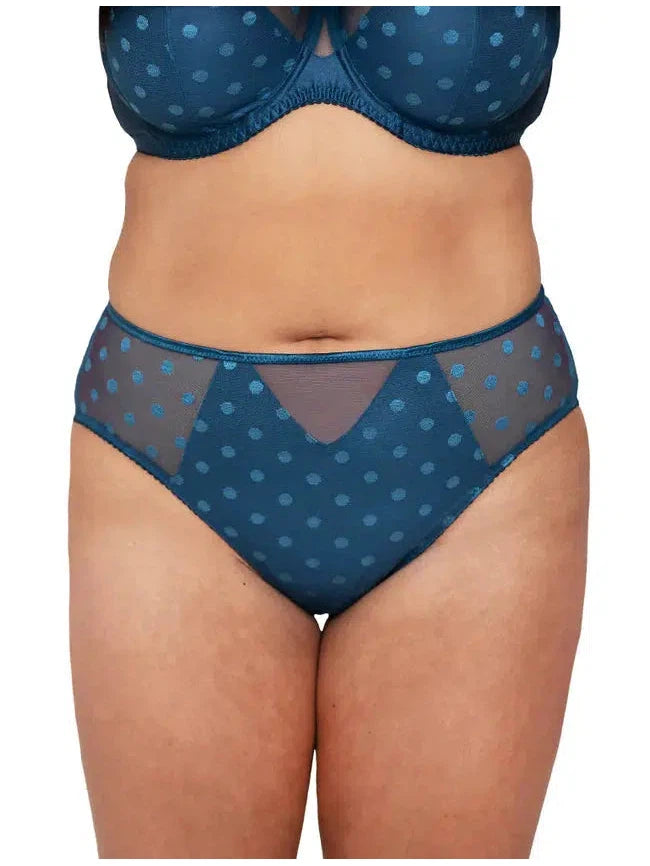Fit Fully Yours-Blue Coral Carmen Bikini
