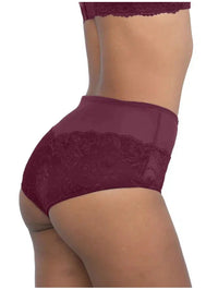 Fit Fully Yours-Burgundy Serena Brief Panty