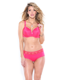 Raspberry Gloria Smooth Lace Bra