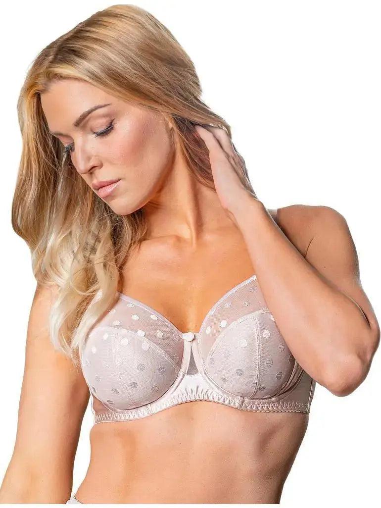 Taupe Carmen Polka Dot Bra main image 1