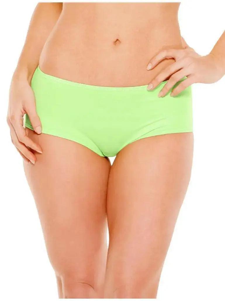 Fit Fully Yours Lime Green Crystal Boyshorts