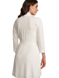 Back of Fleurt Iconic Robe in Chantilly color