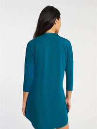 Fleurt-Peacock Dolman 3/4 Sleeve Nightshirt