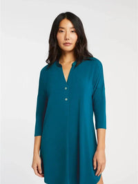 Fleurt-Peacock Dolman 3/4 Sleeve Nightshirt