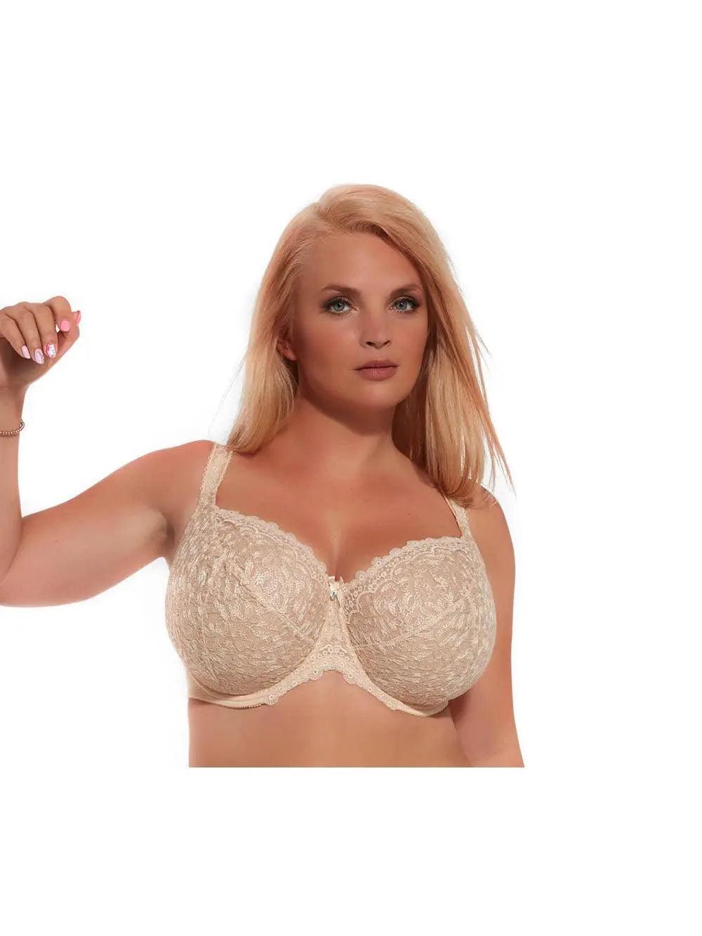 Kris Line Nude Betty Soft Cup Bra in Bands 42 through 50 – LaBella