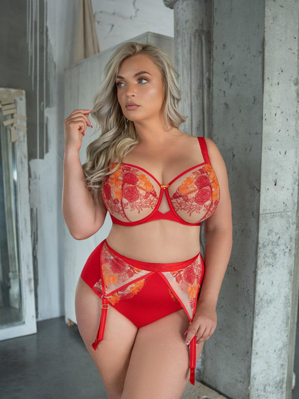 Kris Line-Red Sweetheart Soft Full Cup Bra