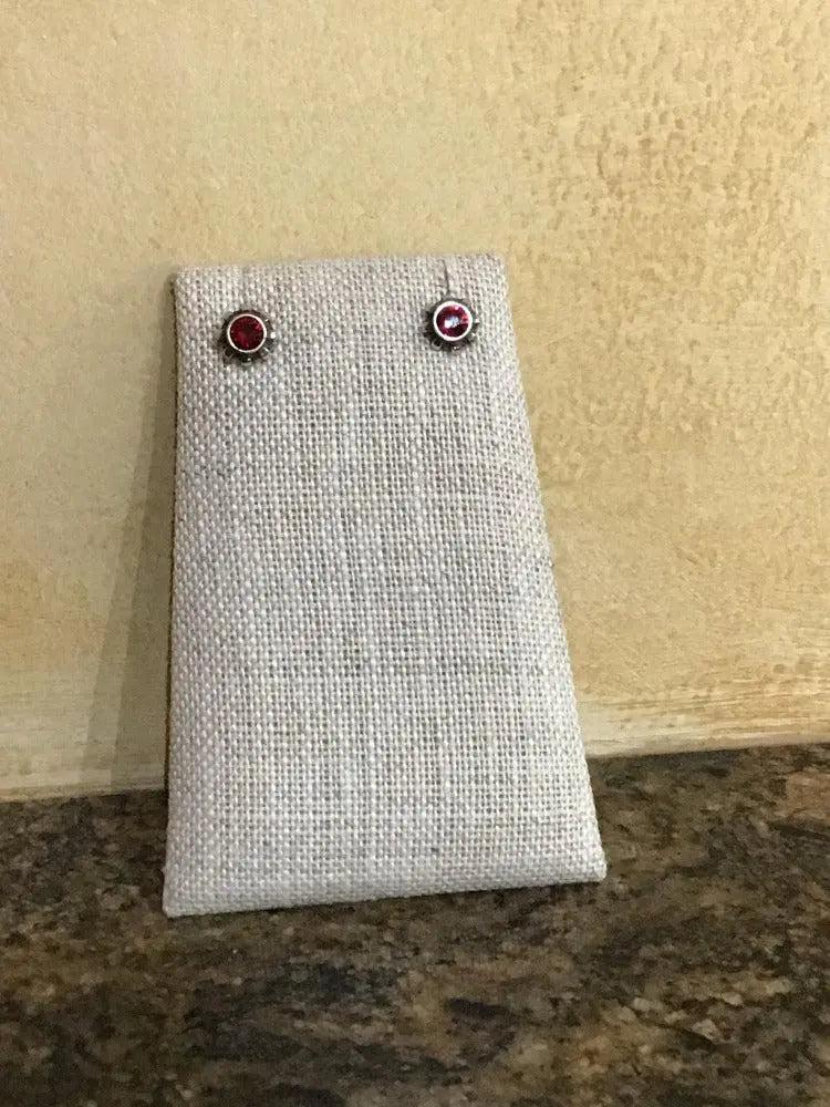 Ruby Stud Earings