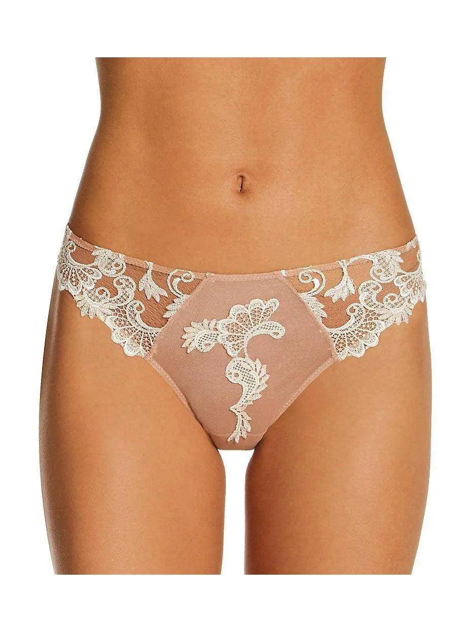 Lise Charme Dressing Floral Italian Bikini in Ambre Nacre - front