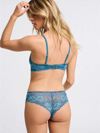 Montelle Intimates Mint Surf Blue Brazilian Panty