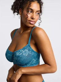 Montelle Intimates Mint Surf Flirt Demi Lace Bra