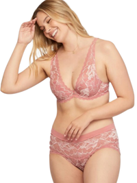 Rose Mystique Plunge Bra