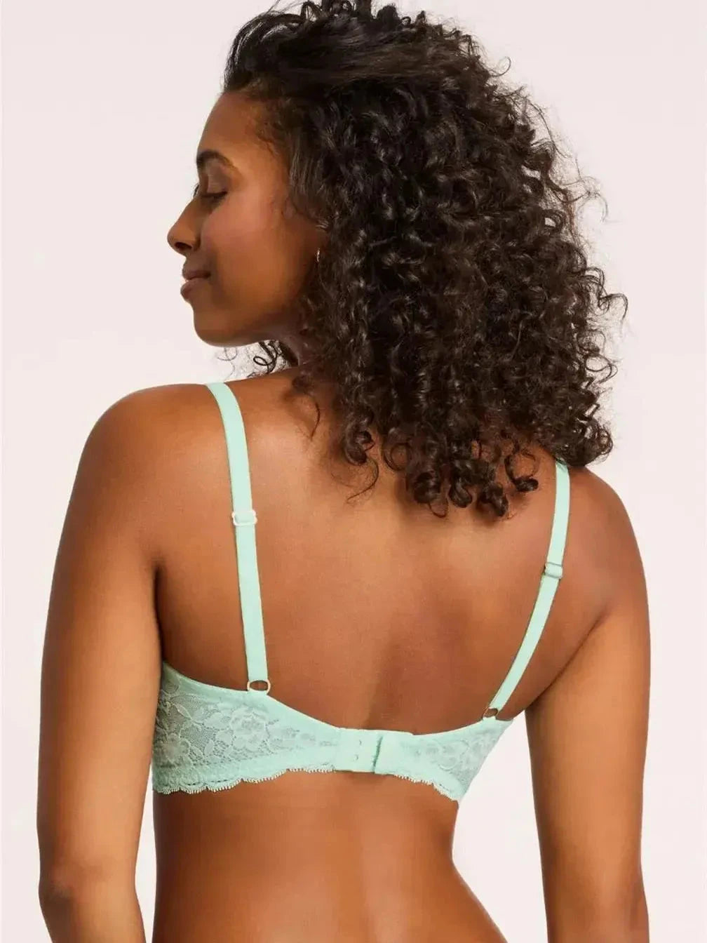 Montelle Intimates Seafoam Flirt Lace Demi Bra