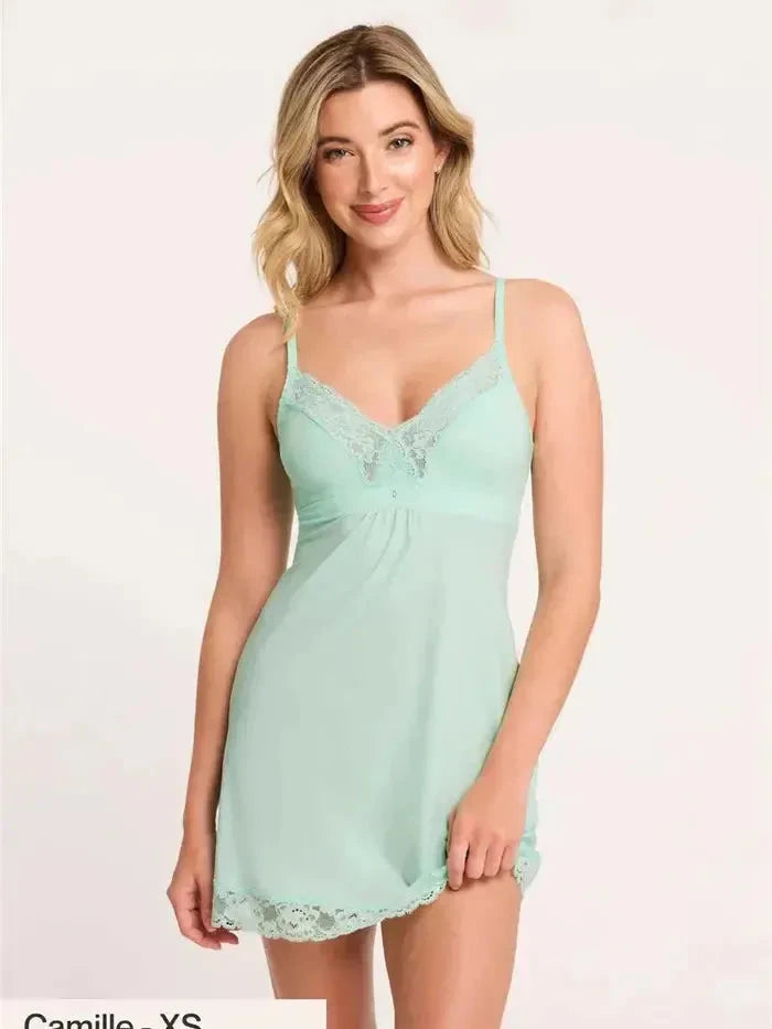 Montelle Intimates Seafoam Montelle Bust Support Chemise