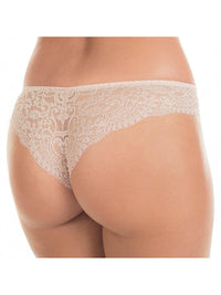 Nikol Djumon-Beige Victoria String Shorts