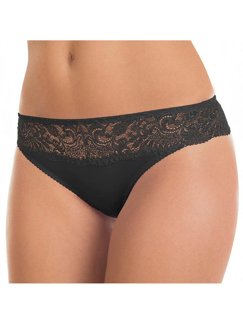 Nikol Djumon-Black Victoria String Shorts