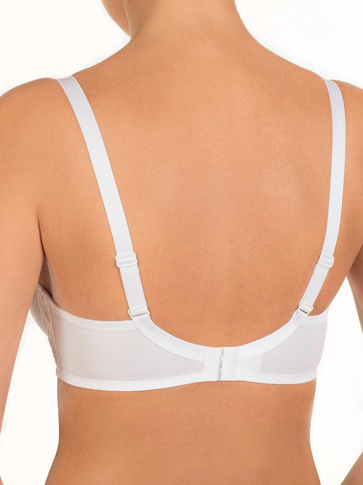 Nikol Djumon-White Victoria Push Up Bra with Lace Sides