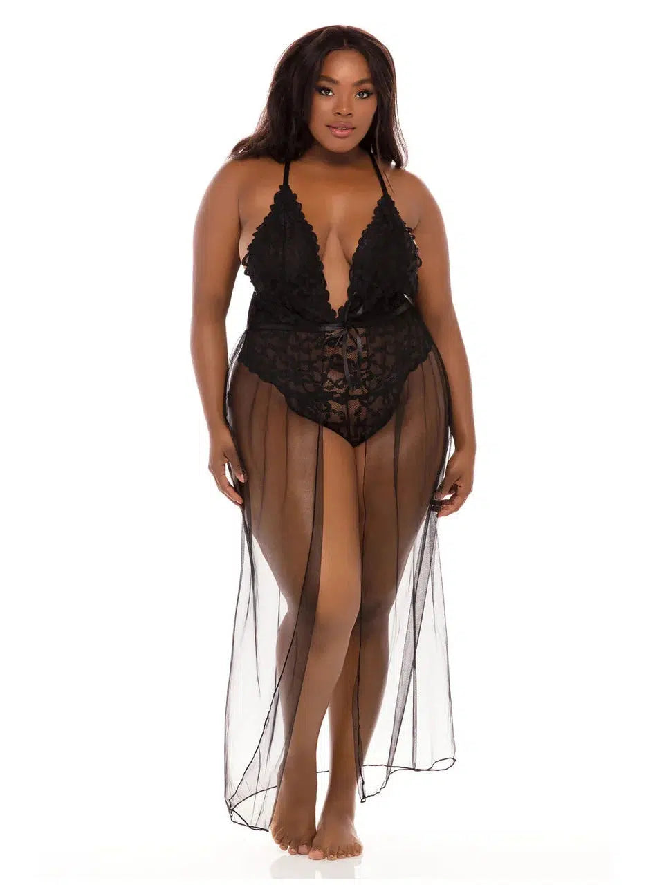 Oh La La Cheri-Jeana Sheer Skirt