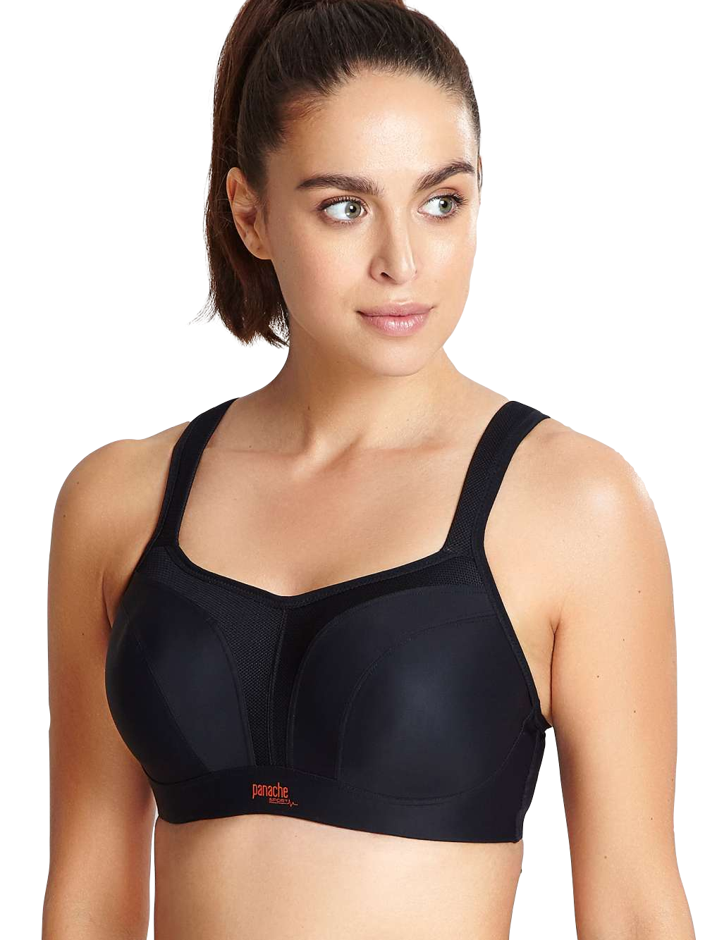 Panache-Black Wired Sports Bra