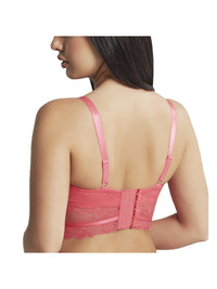 Back of Cleo by Panache Paradise Pink Selena Longline Bra