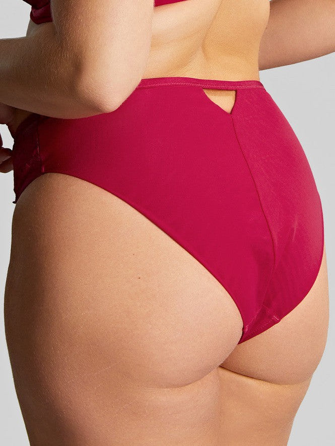 Panache-Magenta Josephine High Leg Panty