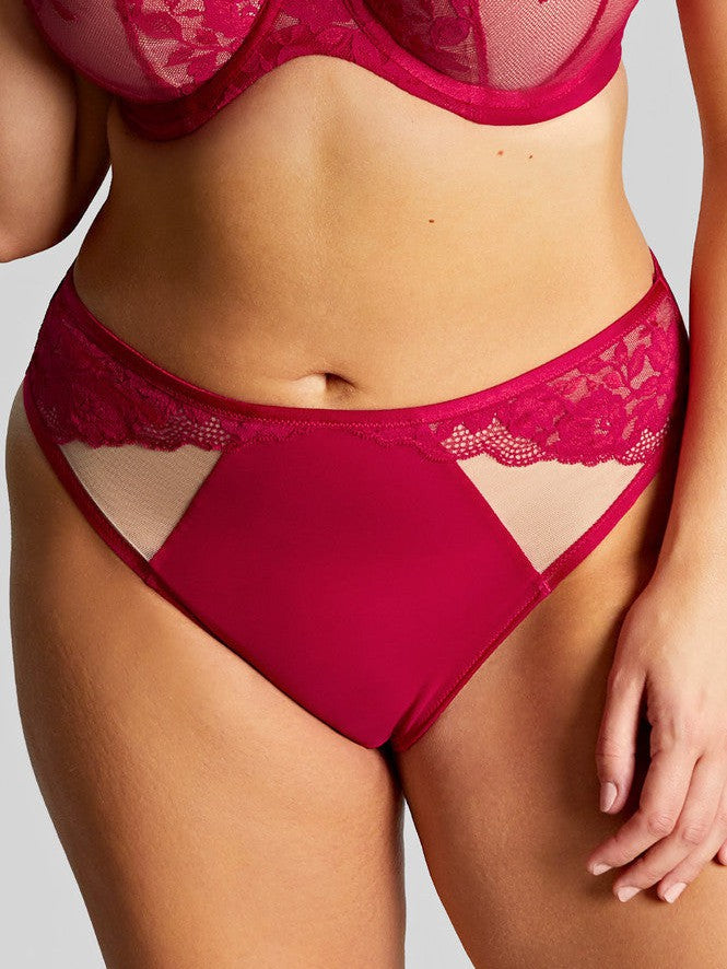 Panache-Magenta Josephine High Leg Panty