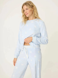 PJ Salvage-Apres All Day Velour Long Sleeve Top