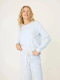 PJ Salvage-Apres All Day Velour Long Sleeve Top
