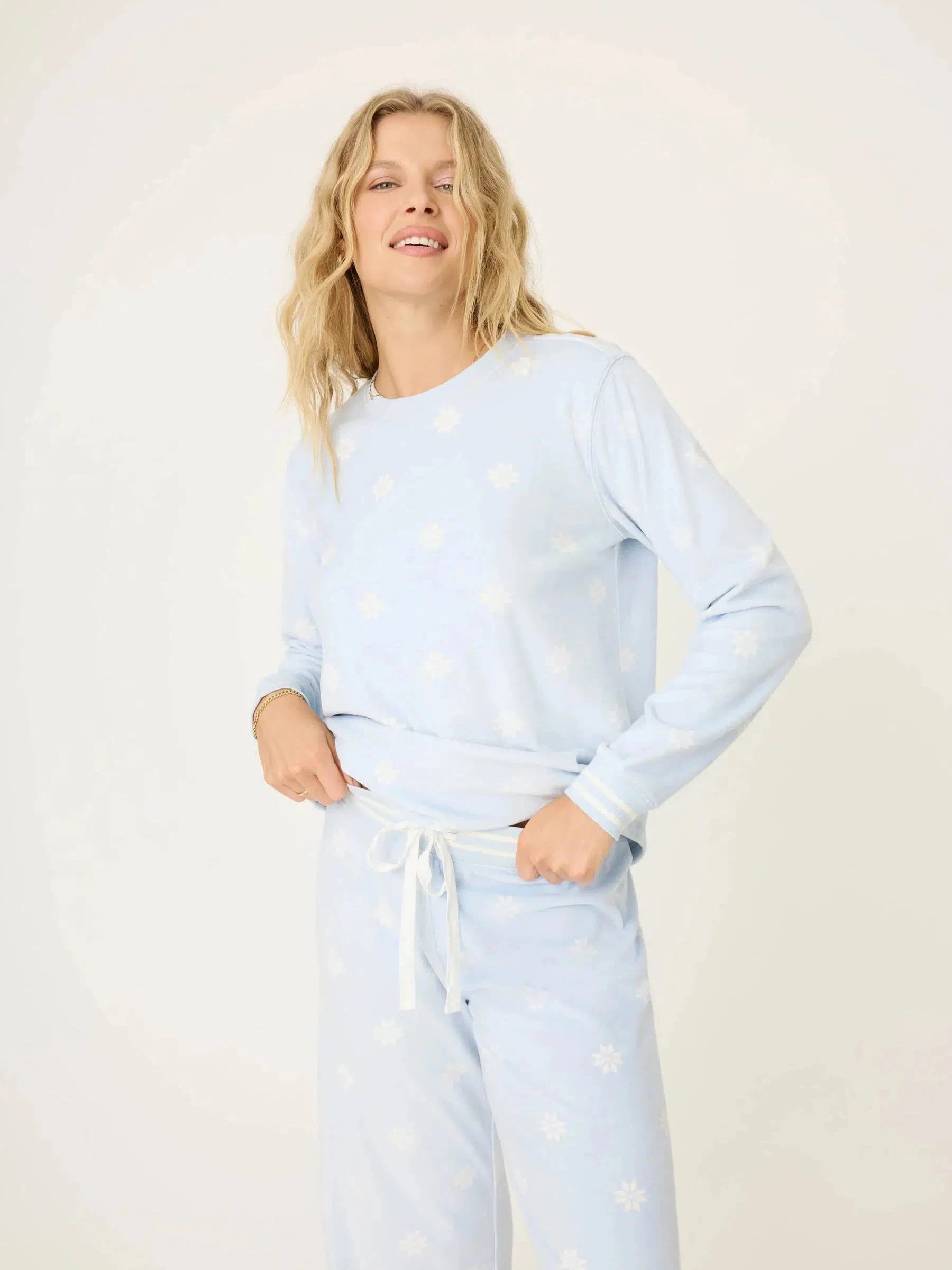 PJ Salvage-Apres All Day Velour Long Sleeve Top