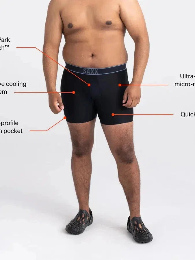 LaBella Intimates & Boutique Liner Grey DropTemp Colling Hydron Liner Boxer