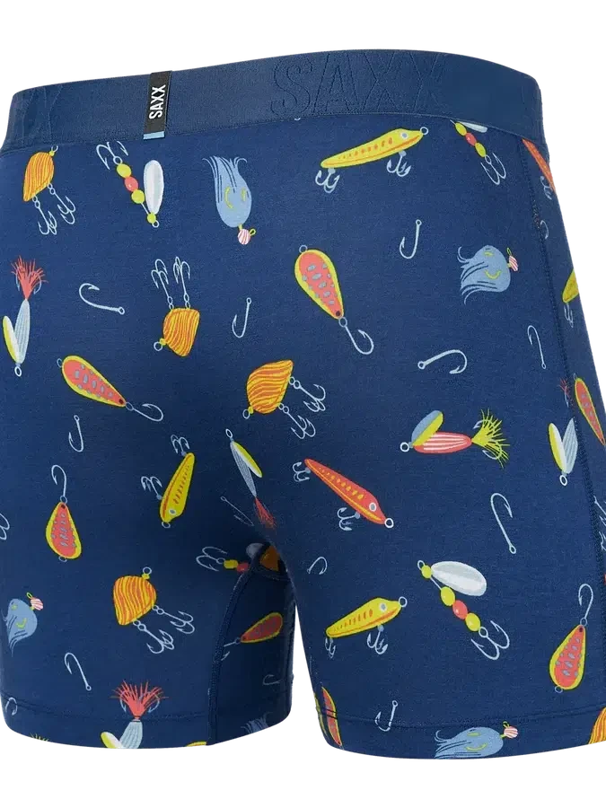 SAXX Lures Blueberry DropTemp Cooling Cotton Boxer