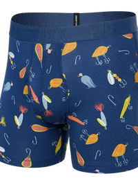 SAXX Lures Blueberry DropTemp Cooling Cotton Boxer